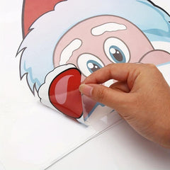 Christmas Snowflake Window Cling Stickers For Glass Decorations