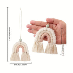 Macrame Rainbow Essential Diffuser For Cars & Home Decor