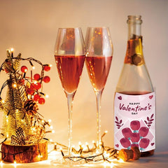 6Pcs Party Wine Bottle Labels Stickers Self Adhesive Decor Supplies