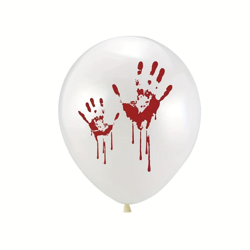 15pcs Halloween Balloons Pumpkin Skull Horror Themed Garden Decorations