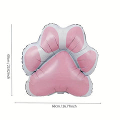 45 72 Cm Dog Claw Aluminum Film Balloon Toy Birthday Party Supplies