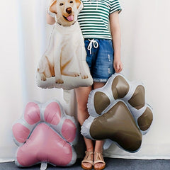 45 72 Cm Dog Claw Aluminum Film Balloon Toy Birthday Party Supplies