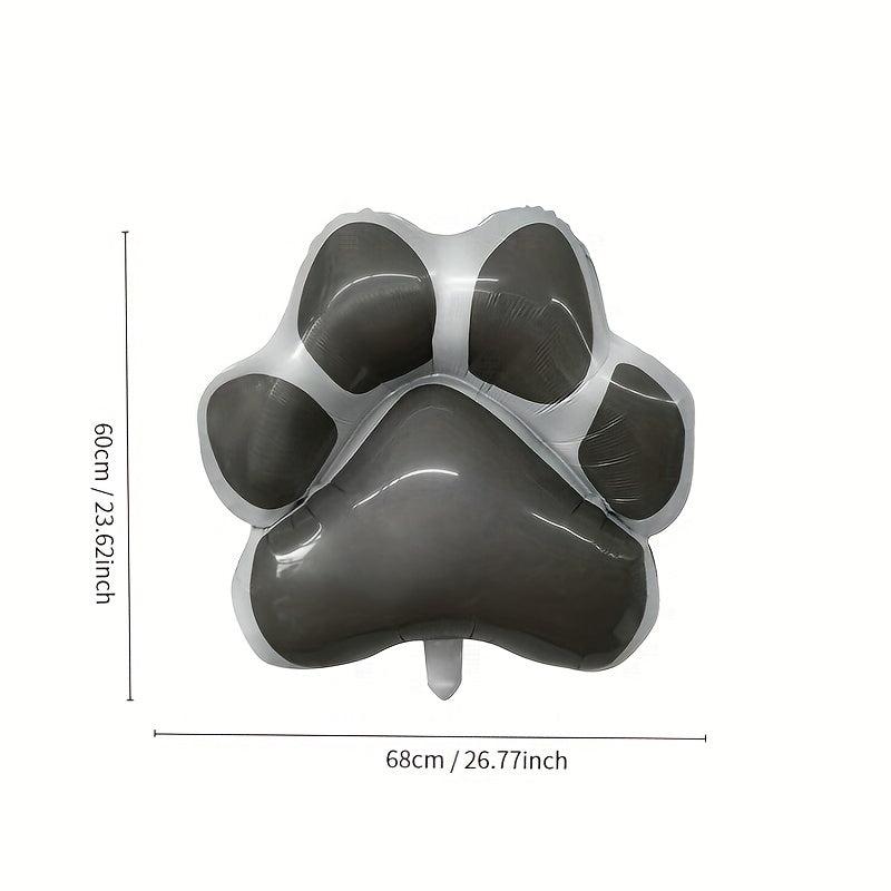 45 72 Cm Dog Claw Aluminum Film Balloon Toy Birthday Party Supplies