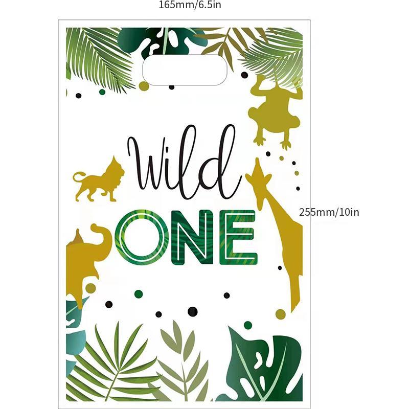 10pcs Wild One Party Gift Bags for Birthdays