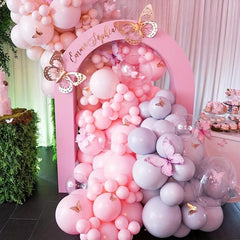 87pcs Pink Balloons in Various Sizes for Garland Arch and Party Decor