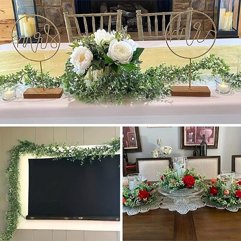 Eucalyptus Vine 1.8m Home Decor Flower Art Soft Decoration Plant