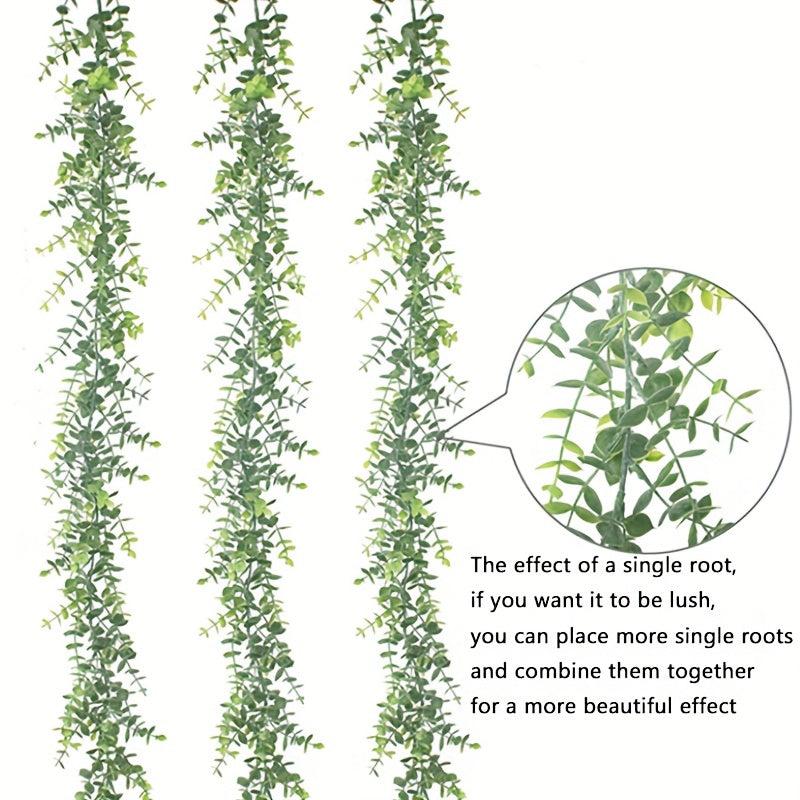 Eucalyptus Vine 1.8m Home Decor Flower Art Soft Decoration Plant