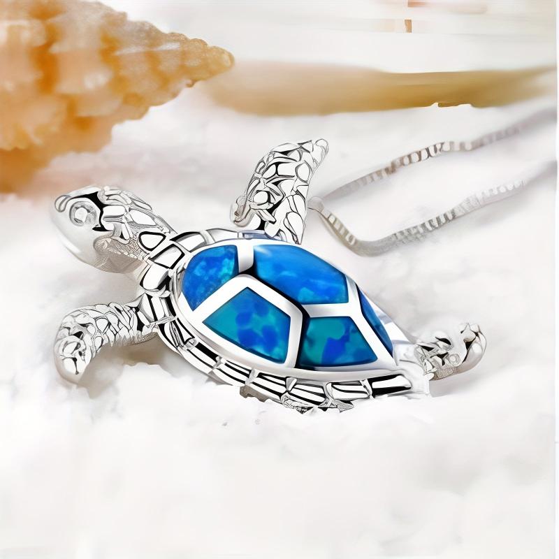 Turtle Necklace Birthday Gift Health And Longevity Pendant Hawaiian Jewelry