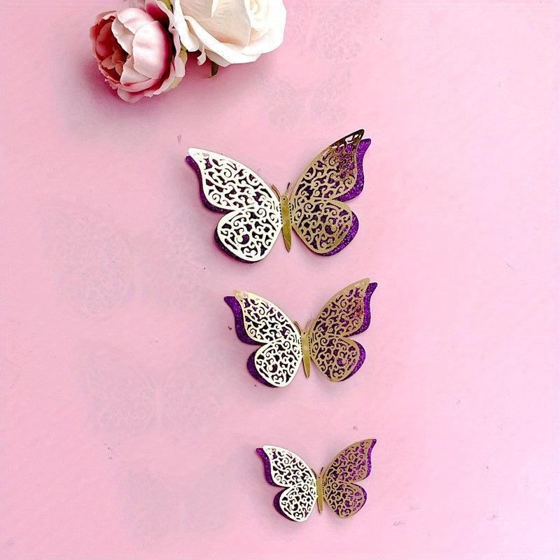 Butterfly Happy Birthday Cake Decoration Set