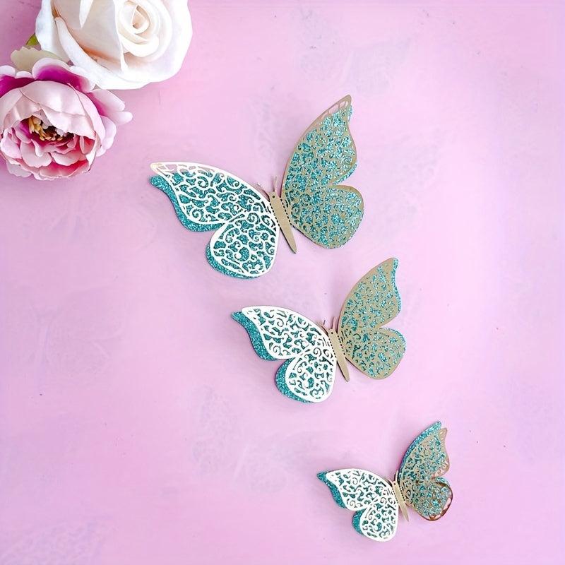 Butterfly Happy Birthday Cake Decoration Set