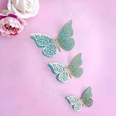 Butterfly Happy Birthday Cake Decoration Set
