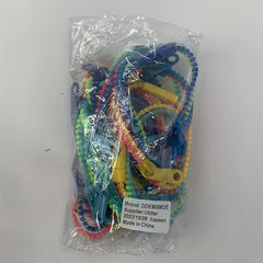 Neon Friendship Fidget Zipper Bracelets 15 Colors