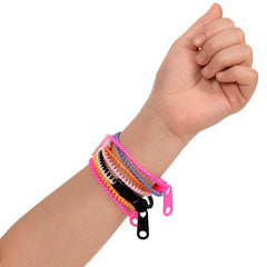 Neon Friendship Fidget Zipper Bracelets 15 Colors