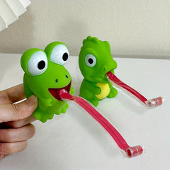 Rubber Squeak Frog & Dinosaur Whistles - Party Favors