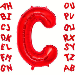 6 Cm Red Letter A Balloons Foil Mylar Big Balloons for Party Supplies