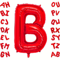 6 Cm Red Letter A Balloons Foil Mylar Big Balloons for Party Supplies