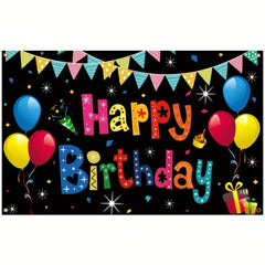 Happy Birthday Flag 91x152cm Banner for College Dorm Decor Parties Gift
