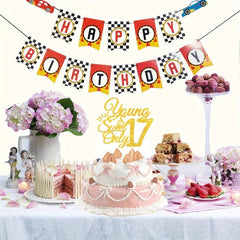 Large 17th Birthday Cake Insert for Cake Decoration