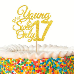 Large 17th Birthday Cake Insert for Cake Decoration