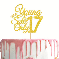 Large 17th Birthday Cake Insert for Cake Decoration