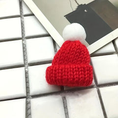 10pcs Mini Knitted Christmas Hats for DIY Crafts