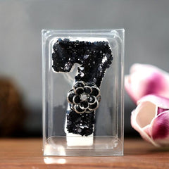 Classic Rose Number Candle Birthday Cake Candle