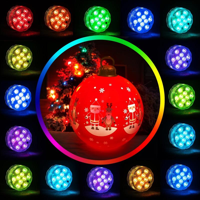Christmas Inflatable Giant Ball Light Up PVC Inflatable Christmas Ball