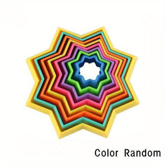 3D Magic Fidget Toy Sensory Stress Relief Star Circle Stacking Random