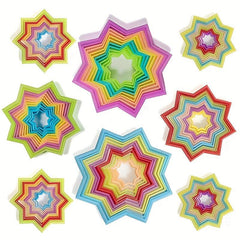 3D Magic Fidget Toy Sensory Stress Relief Star Circle Stacking Random