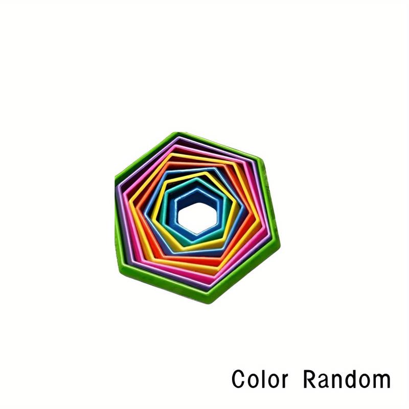 3D Magic Fidget Toy Sensory Stress Relief Star Circle Stacking Random