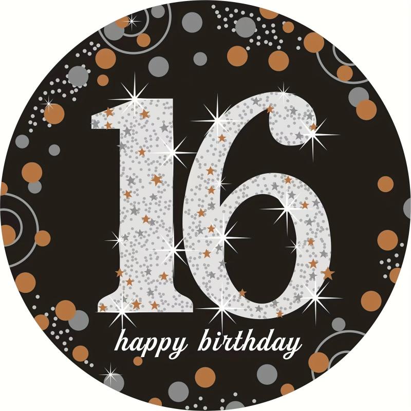 16 Yr Spiral Ornament Pvc Charm Decoration Party Birthday