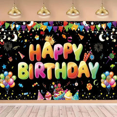 Birthday Party Background Cloth for Decoration and Photo Banner