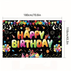 Birthday Party Background Cloth for Decoration and Photo Banner