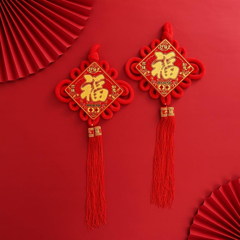 Chinese Knot Pendant for Prosperity in Your Living Room
