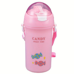 Frosted Bouncing Strap Water Bottle 700ml
