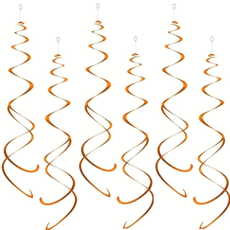 12pcs Red Swirl Hanging Decoration For Birthday Halloween Wedding Party