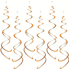 12pcs Red Swirl Hanging Decoration For Birthday Halloween Wedding Party