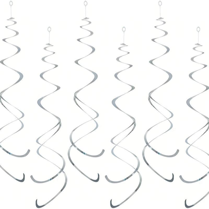 12pcs Red Swirl Hanging Decoration For Birthday Halloween Wedding Party