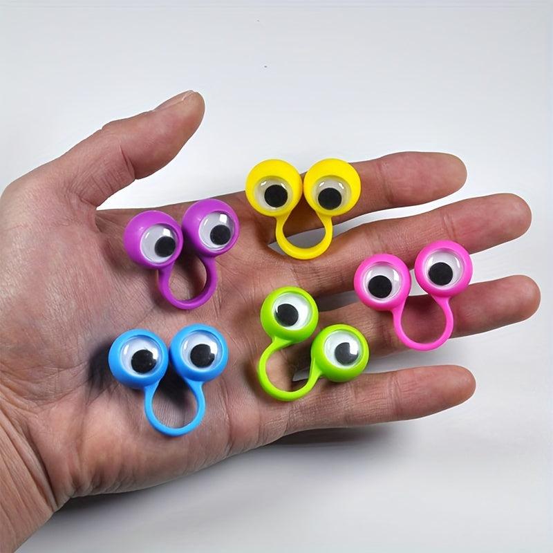 Eye Finger Rings Party Favor Toys Halloween Trick Toys