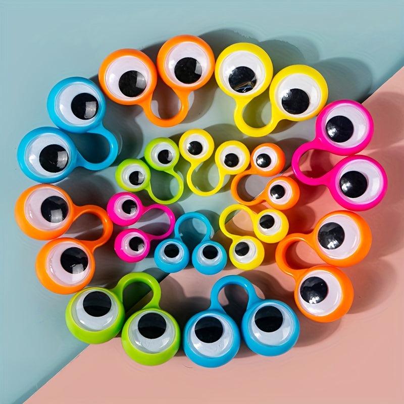 Eye Finger Rings Party Favor Toys Halloween Trick Toys