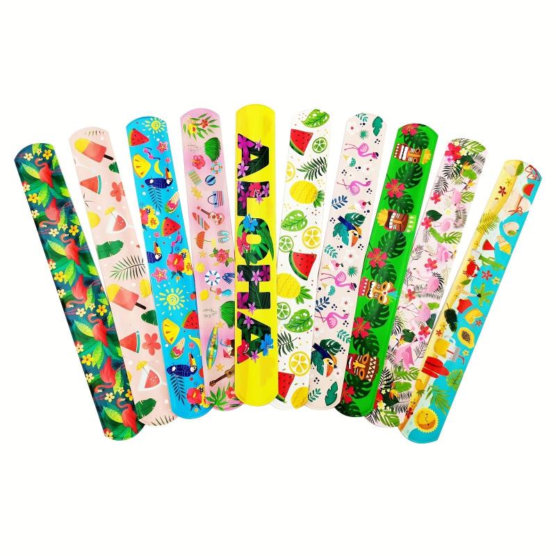 20Pcs Hawaiian Flamingo Party Clapper Ring Watermelon Beach Bracelet