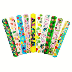 20Pcs Hawaiian Flamingo Party Clapper Ring Watermelon Beach Bracelet