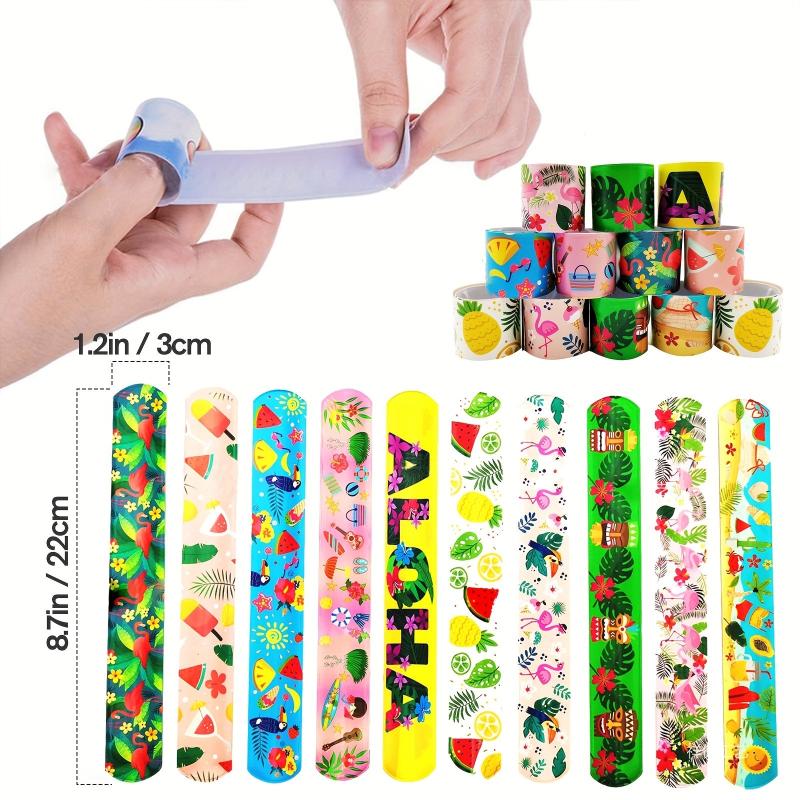 20Pcs Hawaiian Flamingo Party Clapper Ring Watermelon Beach Bracelet