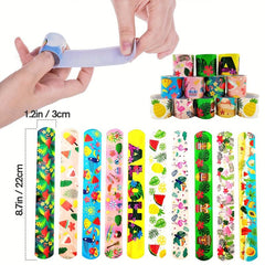 20Pcs Hawaiian Flamingo Party Clapper Ring Watermelon Beach Bracelet
