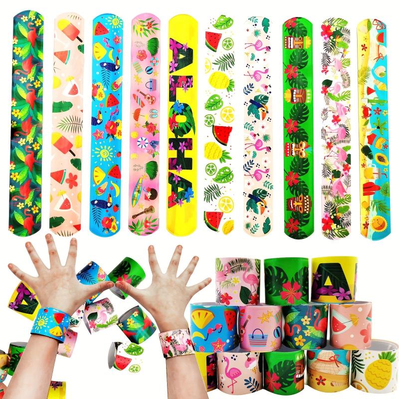 20Pcs Hawaiian Flamingo Party Clapper Ring Watermelon Beach Bracelet