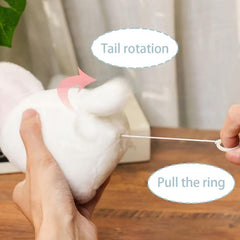 Animal Toy with Pull Loop & Rotating Tail