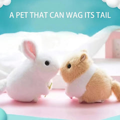 Animal Toy with Pull Loop & Rotating Tail