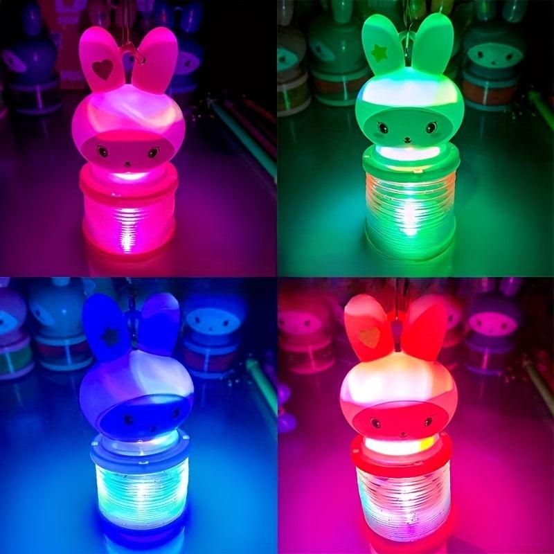 Halloween Rabbit Glowing Lantern Rainbow Ring Handheld Lantern Toy