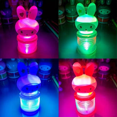 Halloween Rabbit Glowing Lantern Rainbow Ring Handheld Lantern Toy