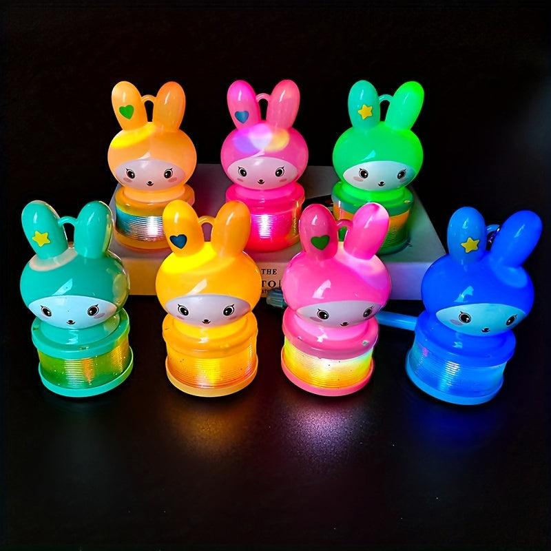 Halloween Rabbit Glowing Lantern Rainbow Ring Handheld Lantern Toy